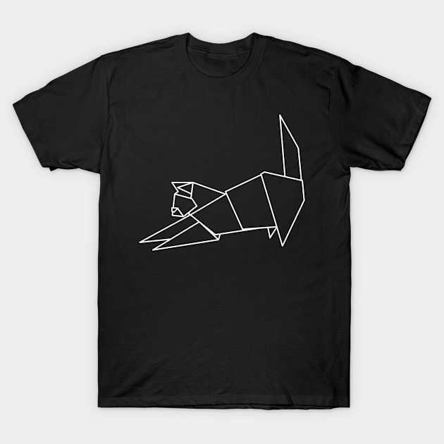 geometric cat T-Shirt by A tone for life